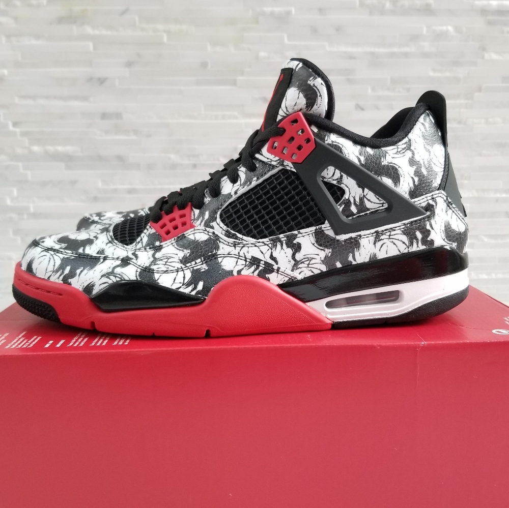 🛑SOLD🛑 AIR JORDAN 4 Retro SNGL DY Tattoo s - Picture 3 of 8